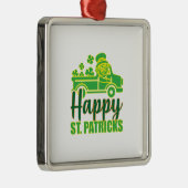Happy ST Patricks Ornament Aus Metall (Rechts)