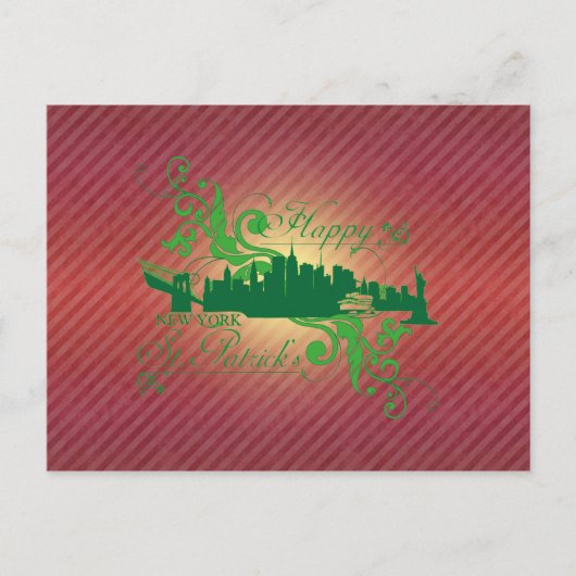HAPPY ST.PATRICKS - Postkarte (Vorderseite)