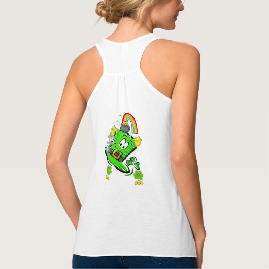 Happy St. Patrick's Rabbit Tank Top (Rückseite)