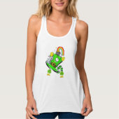 Happy St. Patrick's Rabbit Tank Top (Vorderseite)