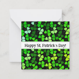 Happy st Patrick's Tageskarten, niedlich, vorrätig Mitteilungskarte