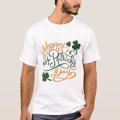 "Happy St. Patrick's Text T-Shirt
