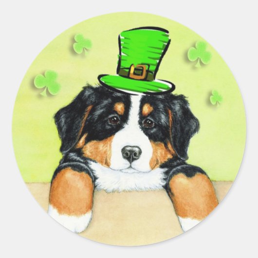 Happy St. Patties! Runder Aufkleber (Vorderseite)