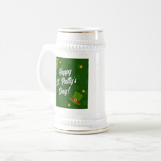 Happy St. Patty's Day! Bierglas (Vorderseite Links)