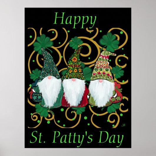 Happy St. Patty's Day GNOMES Poster (Vorne)