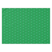 "Happy St. Patty's Day" Handgeschriebene Kleeblätt Tischdecke (Vorderseite (Horizontal))