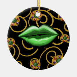 Happy St. Patty's Day Keramik Ornament