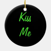 Happy St. Patty's Day Keramik Ornament (Hinten)