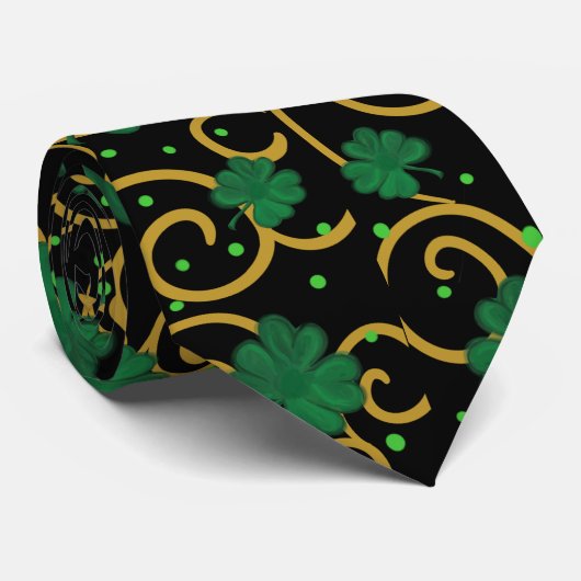 Happy St. Patty's Day Krawatte (Gerollt)