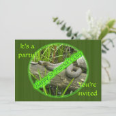 Happy St. Patty's Day No Snakes Einladung (Stehend Vorderseite)