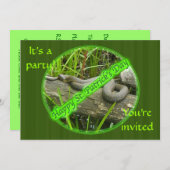 Happy St. Patty's Day No Snakes Einladung (Vorne/Hinten)