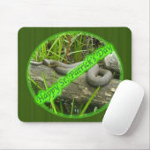 Happy St. Patty's Day No Snakes Mousepad (Mit Mouse)