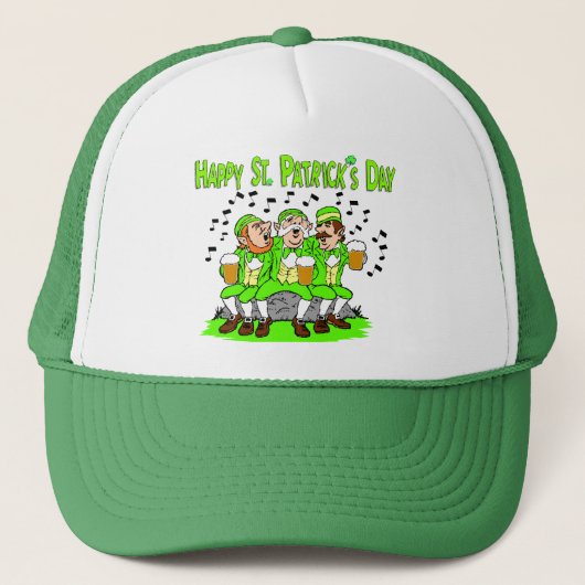 Happy St. Patty's Hat Truckerkappe (Vorderseite)