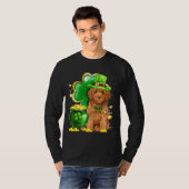Happy St Pugtricks Day Mops Leprechaun Hat Saint P T-Shirt (Vorne ganz)