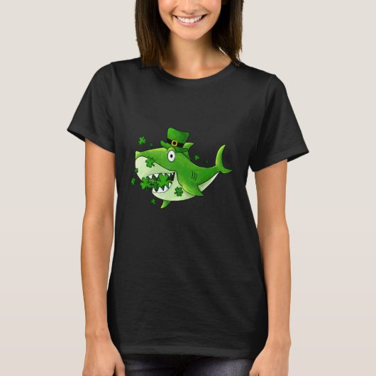 Happy St Shark T-Shirt (Vorderseite)