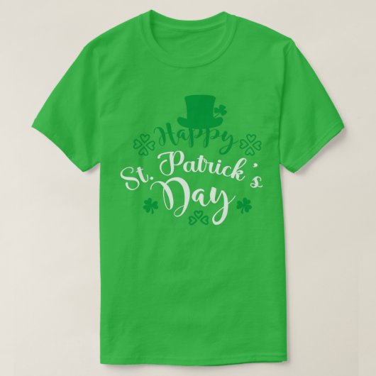 Happy St T-Shirt (Design vorne)