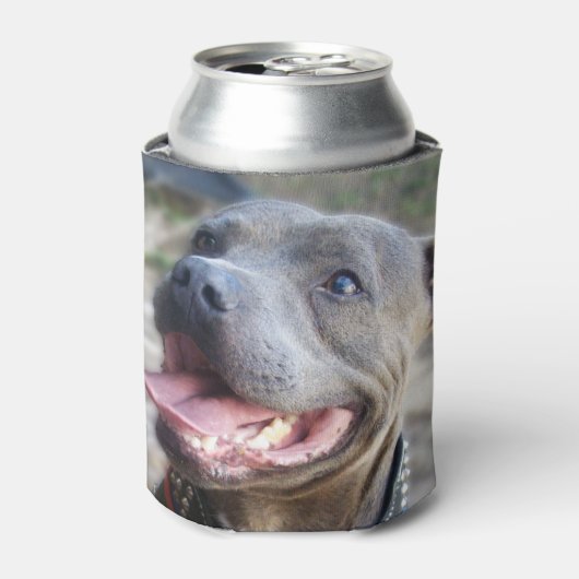 Happy Staffordshire Bull Terrier, Dosenkühler (Kanne Vorderseite)