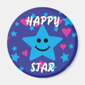 Happy Star Magnet (Vorne)