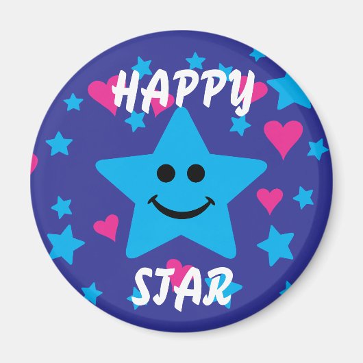 Happy Star Magnet (Vorne)
