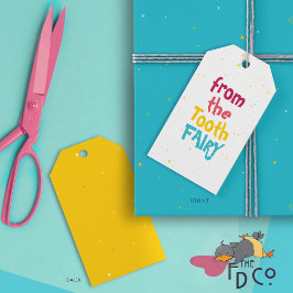 Happy Starry Magical "From the Tooth Fairy" Geschenkanhänger