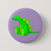 Happy Stegosaurus - Button (Vorderseite)