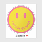 Happy Sticker (Blatt)
