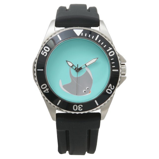 Happy Stingray Armbanduhr (Vorderseite)