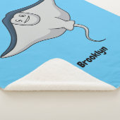 Happy stingray fish cartoon illustration sherpadecke (3/4)