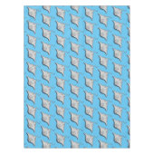 Happy stingray fish cartoon illustration tischdecke (Vorderseite)