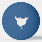 Happy Stingray Tischtennisball (Rückseite)