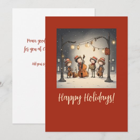 Happy Street Musicians Weihnachten (Vorne/Hinten)