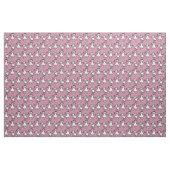 Happy Strichfigur-Mädchen und Hund Stoff (Yard (91,4 cm))