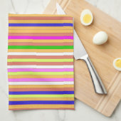 Happy Stripes Geschirrtuch (Viertel Falte)