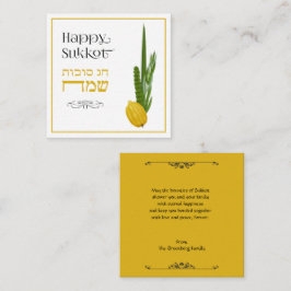 Happy Sukkot Budget Friendly Holiday Wwünschcard Mitteilungskarte