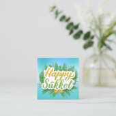 Happy Sukkot Custom Message Telefonnummerkarte (Stehend Vorderseite)