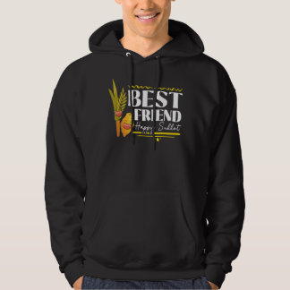 Happy Sukkot Day Lulav Palm Tree Israelite Jewish  Hoodie