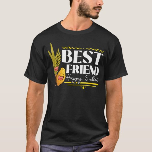 Happy Sukkot Day Lulav Palm Tree Israelite Jewish  T-Shirt (Vorderseite)