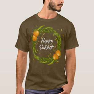 Happy Sukkot Jewish Holiday Israel Sukkah  T-Shirt