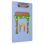 Happy Sukkot Klemmbrett (Rechts)