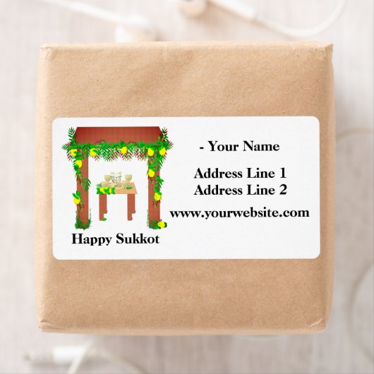 Happy Sukkot, Personalisiert (Insitu)
