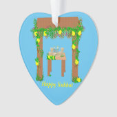 Happy Sukkot, Personalisiert Ornament (Vorderseite)