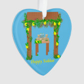 Happy Sukkot, Personalisiert Ornament (Vorderseite)