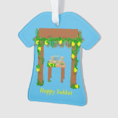 Happy Sukkot, Personalisiert Ornament (Vorderseite)