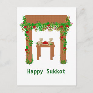 Happy Sukkot, Personalisiert Postkarte