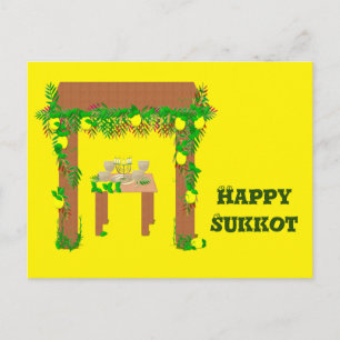Happy Sukkot, Personalisiert Postkarte
