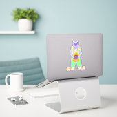Happy Summer Bear Aufkleber (Laptop auf Schreibtisch)