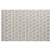 Happy Summer Colorful Text Stoff (Yard (91,4 cm))
