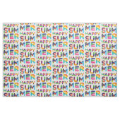 Happy Summer Colorful Text Stoff (Fat Quarter (45,7 x 55,9 cm))