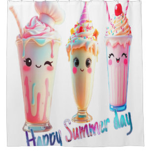 Happy Summer Day Duschvorhang