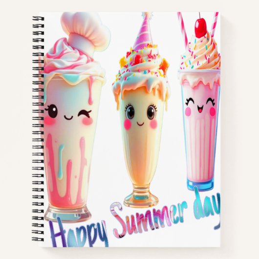 Happy Summer Day Notizblock (Vorderseite)